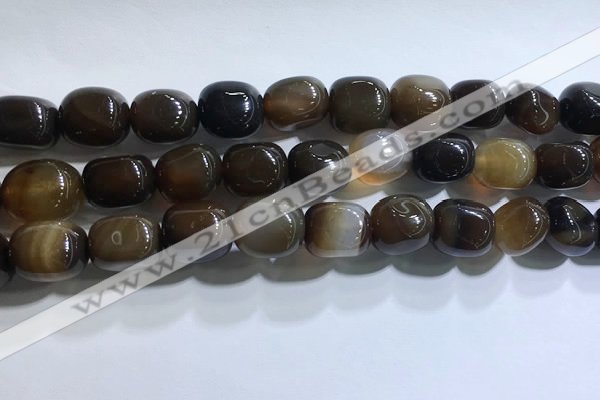 CNG8159 15.5 inches 10*14mm nuggets agate beads wholesale