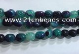 CNG8162 15.5 inches 10*14mm nuggets agate beads wholesale