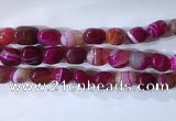 CNG8187 15.5 inches 10*14mm nuggets striped agate beads wholesale