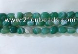 CNG8191 15.5 inches 10*14mm nuggets striped agate beads wholesale