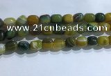 CNG8193 15.5 inches 10*14mm nuggets striped agate beads wholesale