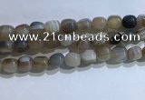 CNG8194 15.5 inches 10*14mm nuggets striped agate beads wholesale