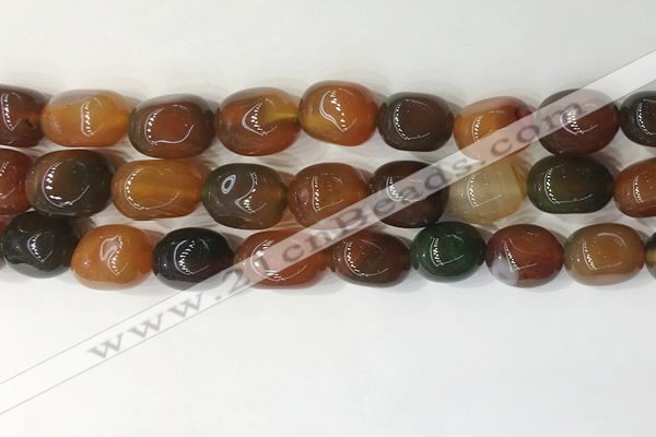 CNG8210 15.5 inches 12*16mm nuggets agate beads wholesale