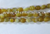 CNG8225 15.5 inches 12*16mm nuggets striped agate beads wholesale