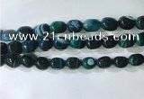 CNG8234 15.5 inches 12*16mm nuggets striped agate beads wholesale