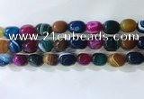 CNG8242 15.5 inches 12*16mm nuggets striped agate beads wholesale