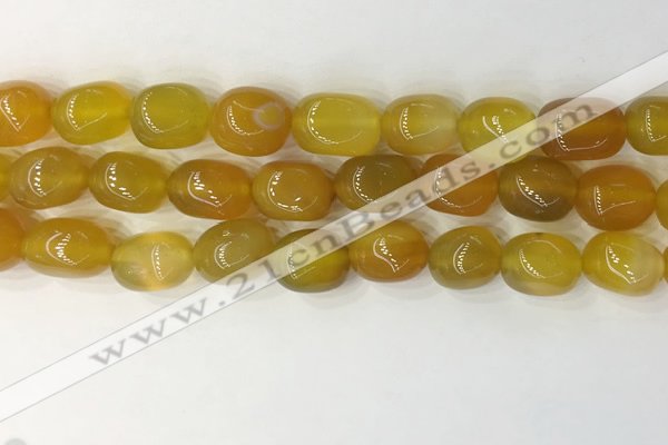 CNG8246 15.5 inches 13*18mm nuggets agate beads wholesale