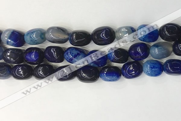 CNG8252 15.5 inches 13*18mm nuggets agate beads wholesale