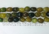 CNG8258 15.5 inches 13*18mm nuggets agate beads wholesale