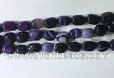 CNG8267 15.5 inches 13*18mm nuggets striped agate beads wholesale