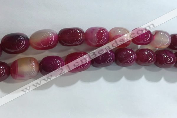 CNG8292 15.5 inches 15*20mm nuggets agate beads wholesale