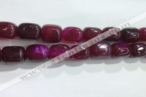 CNG8293 15.5 inches 15*20mm nuggets agate beads wholesale