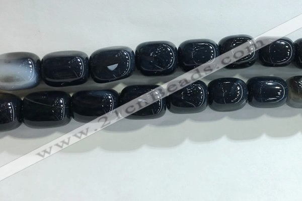 CNG8302 15.5 inches 15*20mm nuggets agate beads wholesale