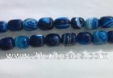 CNG8316 15.5 inches 15*20mm nuggets striped agate beads wholesale