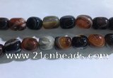 CNG8319 15.5 inches 15*20mm nuggets striped agate beads wholesale