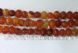 CNG8347 15.5 inches 10*12mm nuggets striped agate beads wholesale