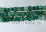 CNG8349 15.5 inches 10*12mm nuggets striped agate beads wholesale