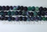 CNG8354 15.5 inches 10*12mm nuggets striped agate beads wholesale