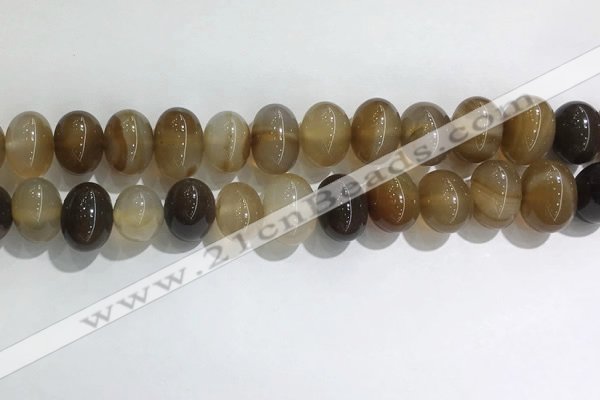 CNG8371 15.5 inches 12*16mm nuggets agate beads wholesale