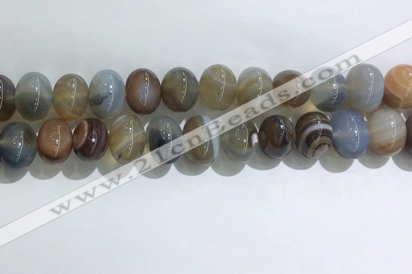 CNG8387 15.5 inches 12*16mm nuggets striped agate beads wholesale