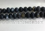 CNG8390 15.5 inches 12*16mm nuggets striped agate beads wholesale