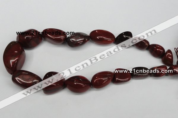 CNG84 15.5 inches 10*16mm - 20*30mm nuggets brecciated jasper beads