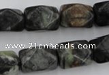 CNG840 15.5 inches 13*18mm faceted nuggets picasso jasper beads