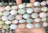 CNG8517 15.5 inches 13*17mm - 15*20mm faceted nuggets morganite beads