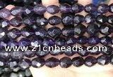 CNG8518 15.5 inches 8*10mm - 10*14mm faceted nuggets amethyst beads