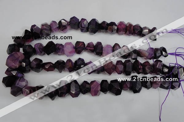 CNG852 15.5 inches 12*18mm – 13*22mm faceted nuggets agate beads