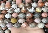 CNG8527 15.5 inches 12*16mm - 13*18mm faceted nuggets fossil coral beads