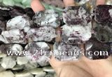 CNG8559 22*30mm - 25*35mm faceted freeform tourmaline beads