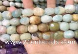 CNG8569 12*16mm - 15*20mm faceted nuggets amazonite beads