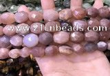 CNG8570 12*16mm - 15*20mm faceted nuggets moonstone beads