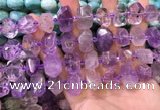 CNG8592 12*16mm - 13*18mm faceted nuggets ametrine beads