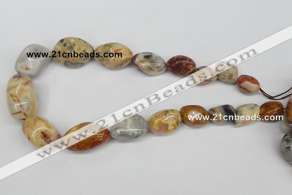 CNG86 15.5 inches 12*14mm - 25*30mm nuggets agate gemstone beads