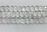 CNG8610 10*13mm - 12*16mm faceted freeform white crystal beads