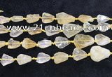CNG8678 15.5 inches 12*14mm - 20*23mm freeform citrine beads