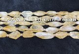 CNG8681 15.5 inches 12*23mm - 15*25mm faceted freeform citrine beads