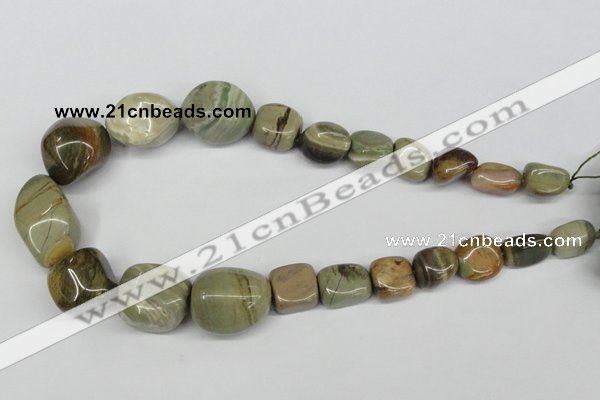 CNG87 15.5 inches 13*18mm - 25*30mm nuggets jasper gemstone beads