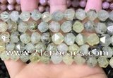 CNG8729 15.5 inches 8mm faceted nuggets prehnite gemstone beads