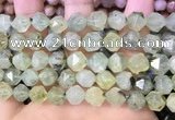 CNG8730 15.5 inches 10mm faceted nuggets prehnite gemstone beads