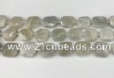 CNG8808 15.5 inches 16mm - 20mm faceted freeform moonstone beads