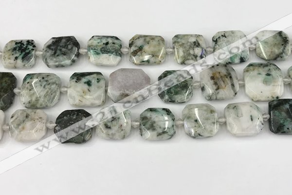CNG8820 15.5 inches 16mm - 20mm faceted freeform jade beads