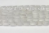 CNG8845 15.5 inches 8*12mm - 10*16mm nuggets matte white crystal beads