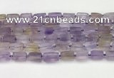 CNG8847 15.5 inches 8*12mm - 10*16mm nuggets matte ametrine beads