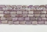 CNG8858 15.5 inches 8*12mm - 10*16mm nuggets matte kunzite beads