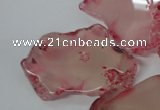 CNG895 15.5 inches 15*20mm – 25*48mm freeform dyed agate beads