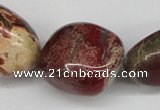 CNG90 15.5 inches 10*18mm - 20*35mm nuggets jasper gemstone beads