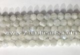 CNG9052 15.5 inches 10mm faceted nuggets white moonstone gemstone beads